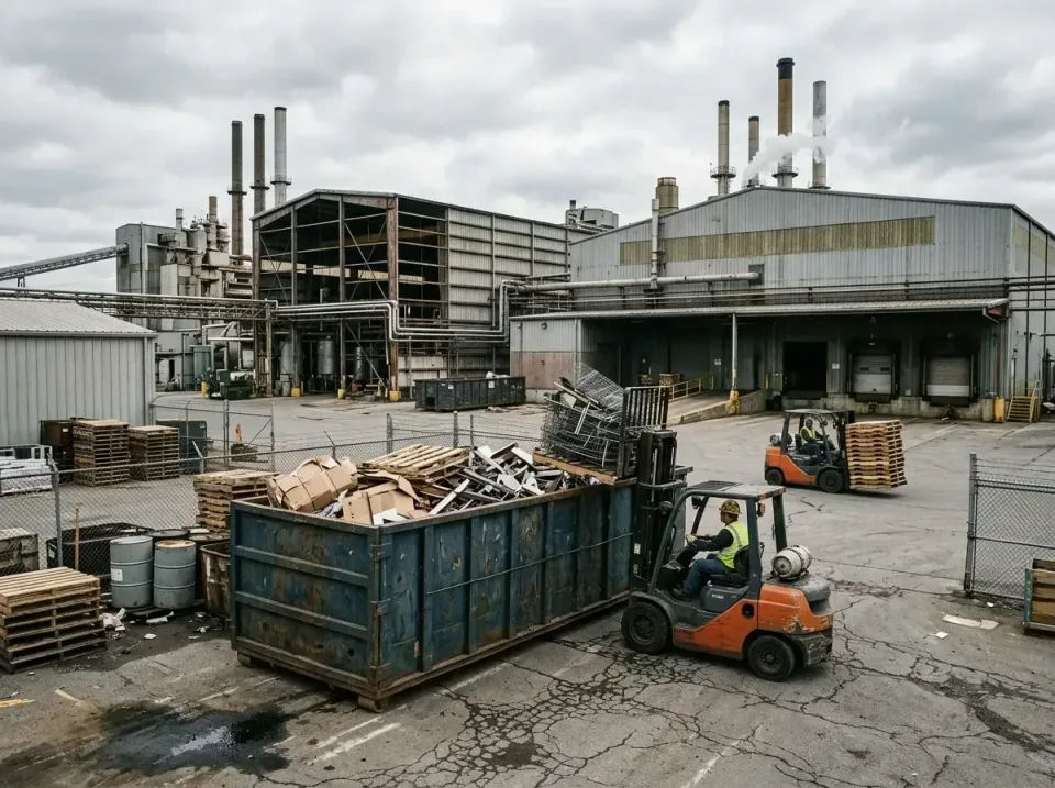 industrial-factory-scrap-conta-003 — frequently asked questions, Cheap Roll-off Dumpster Rentals in East Uniontown, PA
